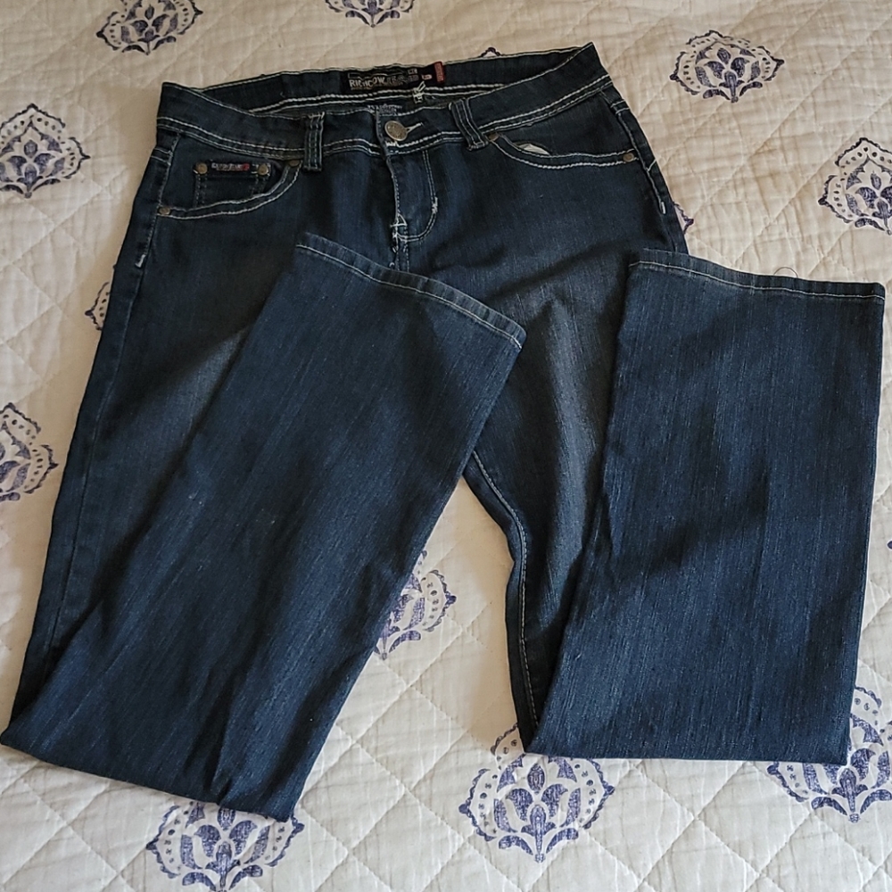 Rich Cow Jean Straight Leg Sz 9